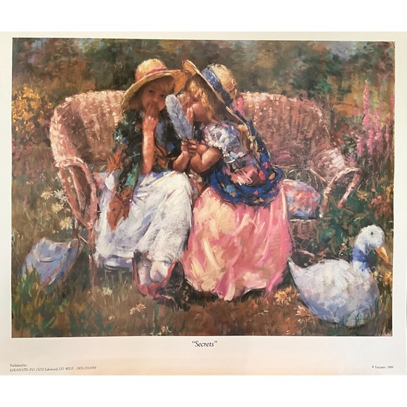 Toscano "Secrets" Print - Picture 1 of 1
